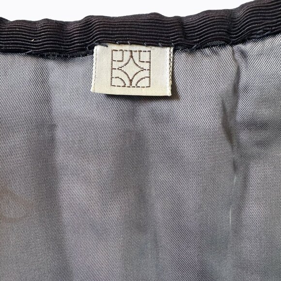 Vintage Quilted Patchwork Open Front Vest Sz L Earthy Brown Mixed Media Boho Art - Picture 7 of 9